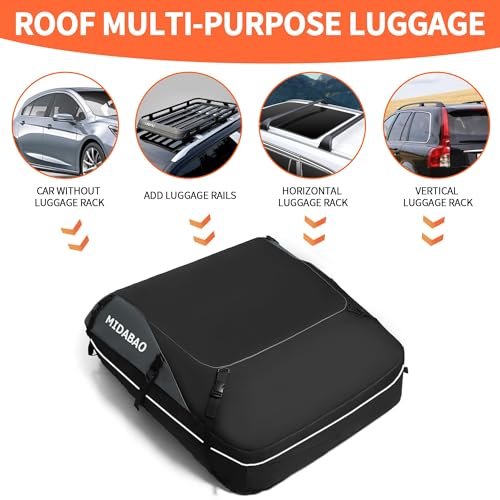 MIDABAO 20 Cubic Waterproof Car Roof Top Carrier with Anti-Slip Mat C901570
