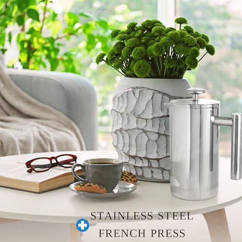 Mixpresso Stainless Steel French Press Coffee Maker 27 Oz T829384