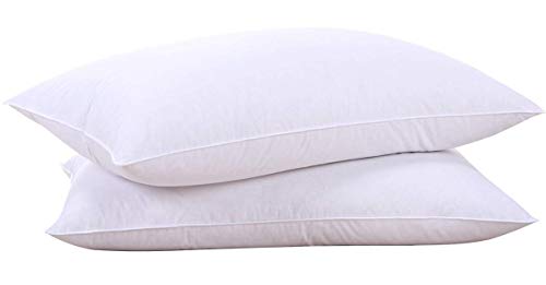 puredown® Goose Feathers and Down White Pillows King Size Set of 2 G471477