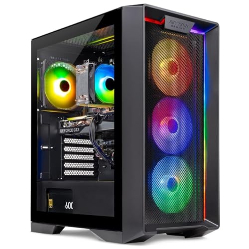 Skytech Nebula Gaming PC Desktop, Ryzen 5 5600, RTX 3050, 1TB SSD, 16GB RAM Q7363