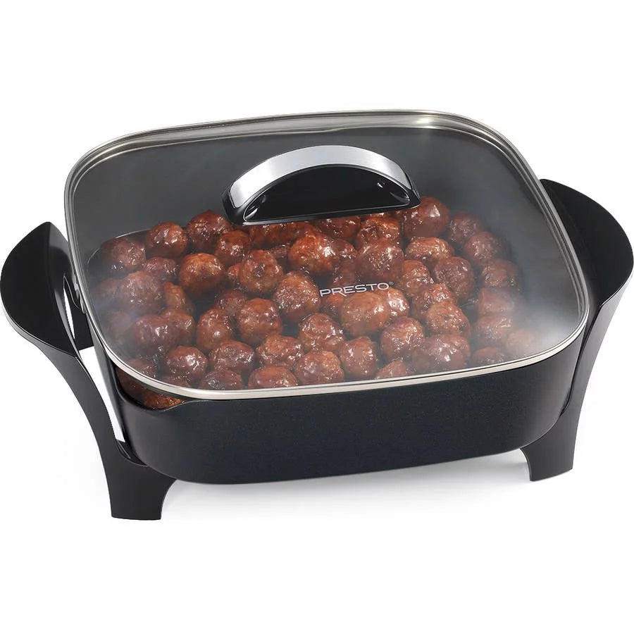 Presto 12" Electric Skillet with Glass Cover E84898