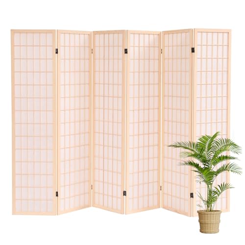 Shoji Screen 4 Panel Wood Room Divider Freestanding Privacy Screen A6166