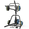 DONOW Leverage Gym Power Rack Squat Rack with LAT Low Row System Home Gym Workout Station O450515