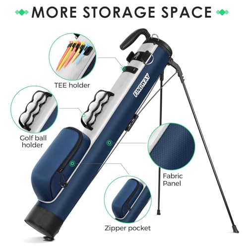 Findway Golf Stand Bag Lightweight Carry Bag with Ball Holder and Pockets H5623