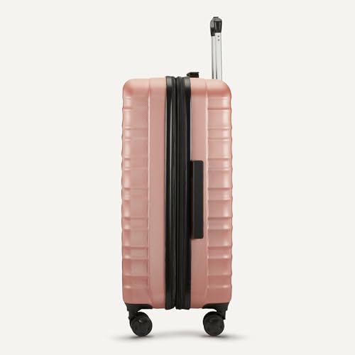 Amazon Basics 21" Hardside Carry-On Luggage with Wheels, Expandable, Black L489