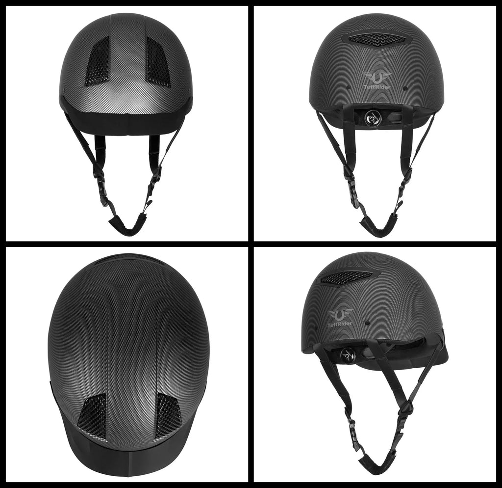 TuffRider Carbon Fiber Print Helmet Large G353464