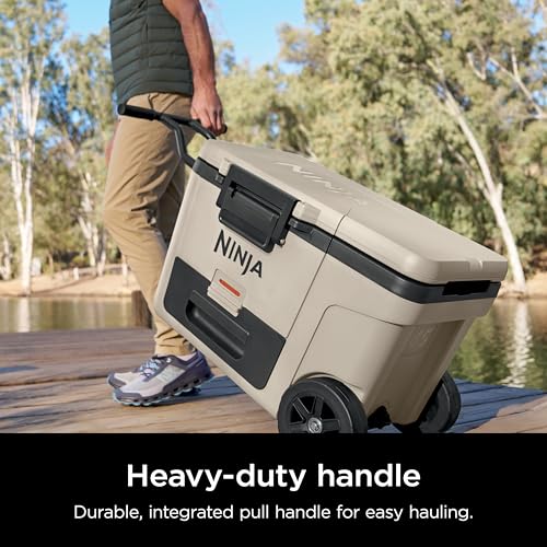 Ninja FrostVault 45QT Cooler with Wheels, Lakeshore Blue M1144