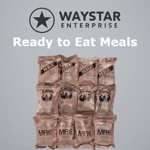 MRE Meals Ready to Eat A & B Case Bundle 2 x 12 Packs Emergency Survival Food L652