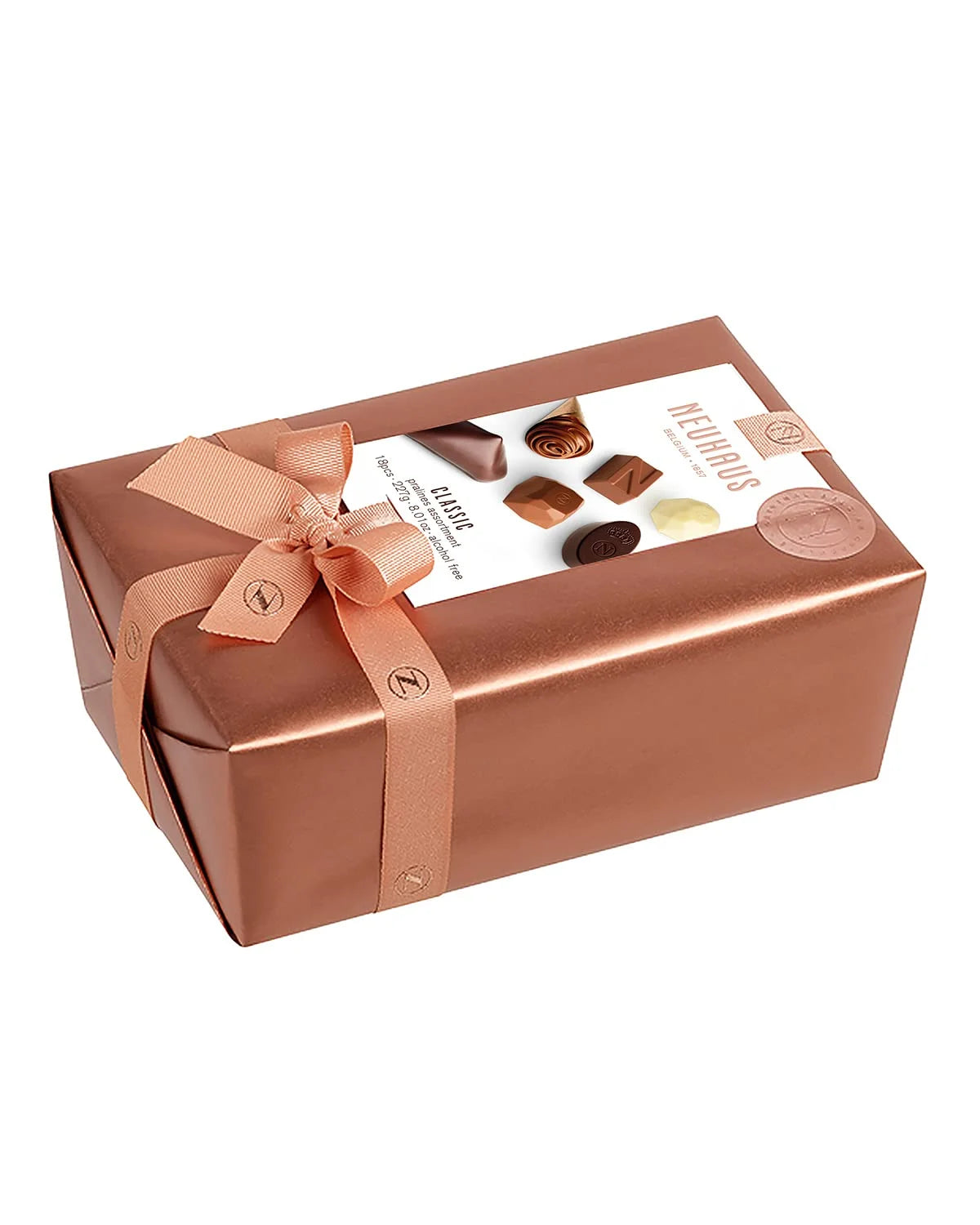 Belgian Chocolate Classic Ballotin 1/2 Lb Assorted Chocolates Gift Box F42435