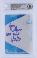 Zion Williamson New Orleans Pelicans Autographed 2019-20 Panini Immaculate Collection Sneak Peek Heel Logo Cyan Printing Plate #17 #1/1 Beckett Fanatics Witnessed Authenticated 10 Rookie Card with