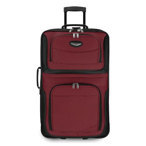 Travel Select Amsterdam 4-Piece Softside Expandable Luggage Set, Gray V976