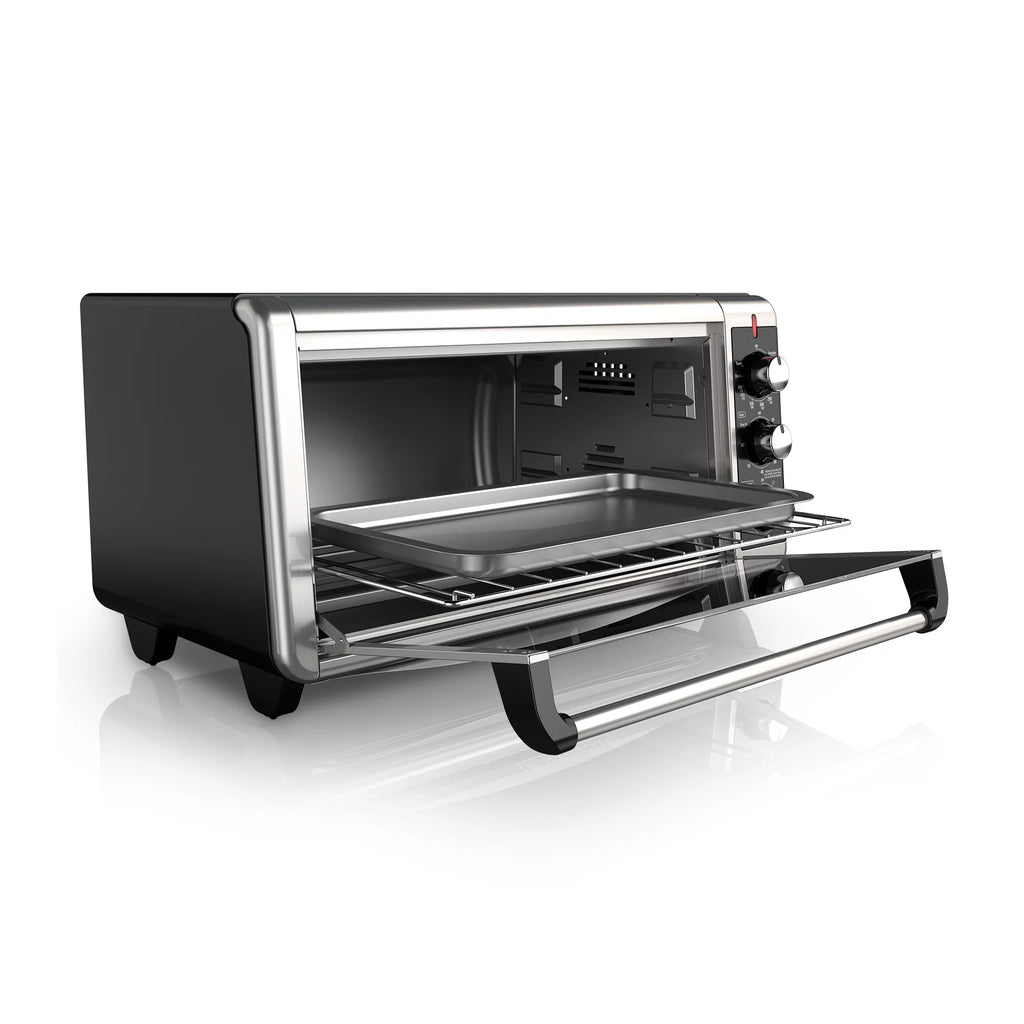 BLACK+DECKER 8 Slice Extra-Wide Stainless Steel Toaster Oven P334