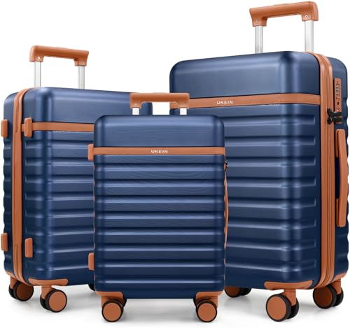 Luggage Sets 3 Piece, Carry On 20 Inch Hardside Suitcase with Spinner Wheels and TSA Lock J67858