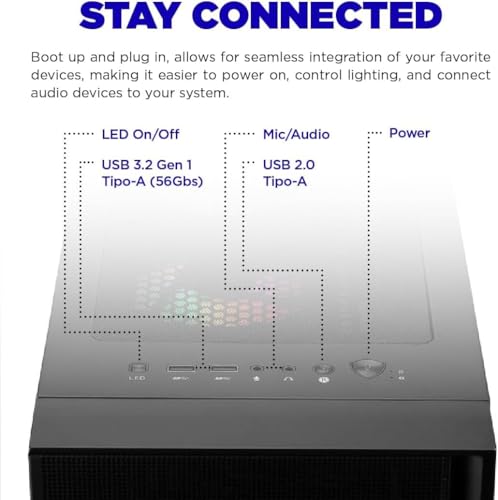 Tomcat Desktop PC Ryzen 5 5500, RTX 3050, 16GB RAM, 480GB SSD, Windows 11 I171190