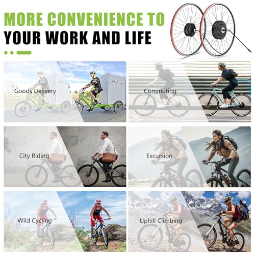 BAFANG Ebike Conversion Kit 48V 500W 750W Rear Hub Motor for 20" 26" 27.5" 700C Bike A49859