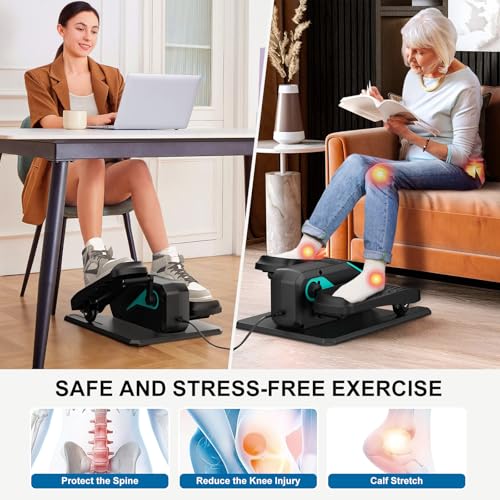 VIVURN® 018 Under Desk Elliptical Machine for Seniors, Quiet & Portable O32733