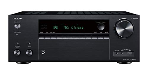 Onkyo TX-NR696 Smart AV Receiver, Dolby Atmos, 4K Ultra HD, Black M275