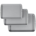 Wilton Recipe Right Cookie Sheet Set, 3-Piece Non-Stick Baking Sheets