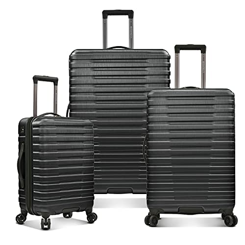 U.S. Traveler Boren Polycarbonate Hardside Carry-on Suitcase with 8 Spinner Wheels, Teal, 22-Inch S2578