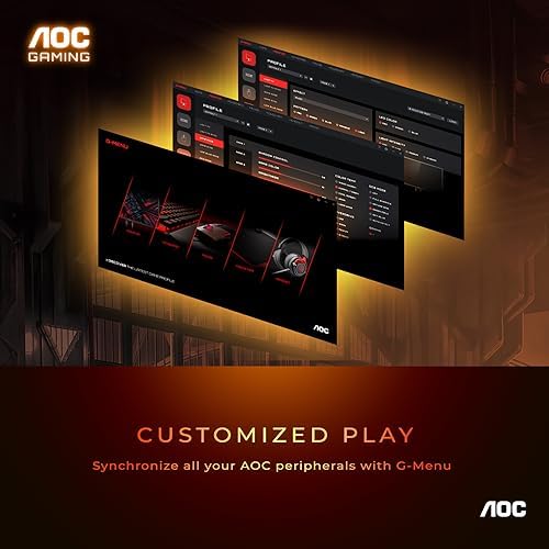 AOC 24G4 24" Gaming Monitor, Full HD IPS, 180Hz 1ms Y482158