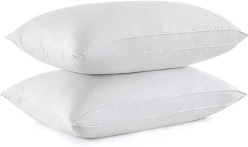 puredown® Goose Feathers and Down White Pillows King Size Set of 2 G471477