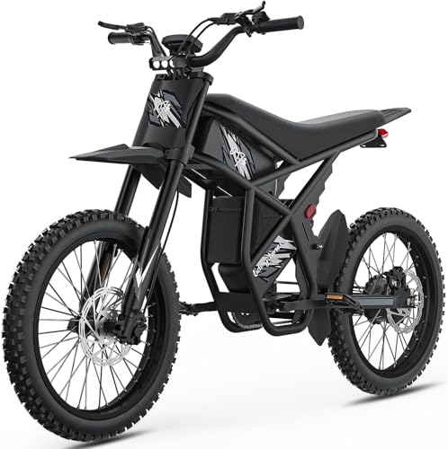 GT73 Electric Dirt Bike for Adults 2500W, 37MPH, 85 Mile Range C7558