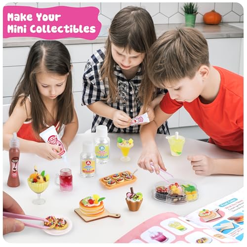 Miniature Food Toys Making Set for Kids Age 8-13 Z614