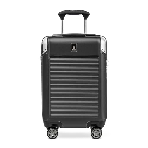 Travelpro Platinum Elite Hardside Expandable Carry-On Luggage, 8 Wheel Spinner, TSA Lock, 20-Inch X826544