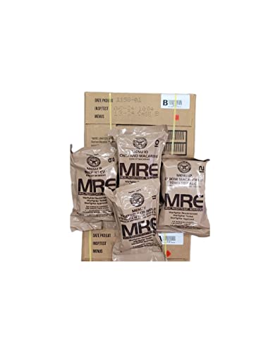 U.S. Military Surplus MREs Assorted Flavor 4-Pack P8115