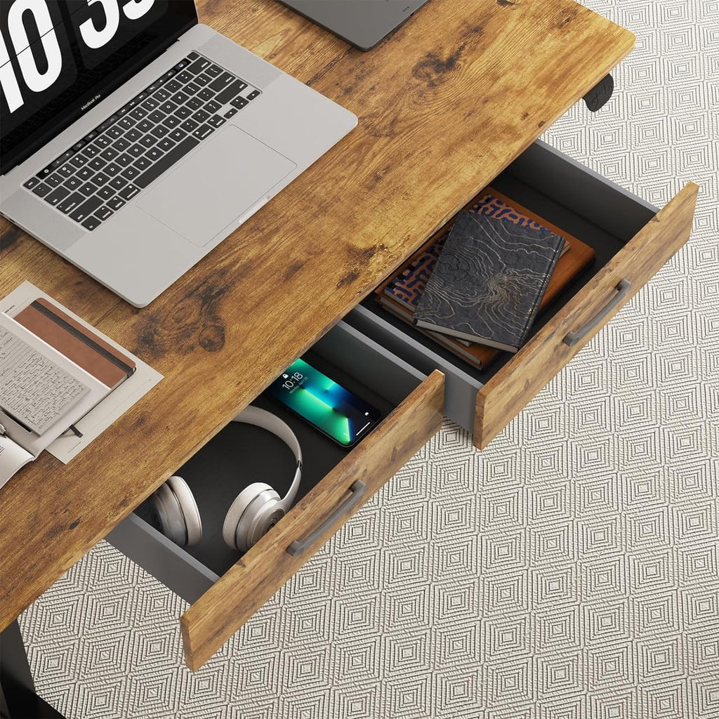 45" Electric Standing Desk with 2 Drawers X510546