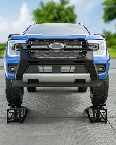 Hydraulic Car Ramps, 4-Position Adjustment, 5T Capacity, Low Profile I6327