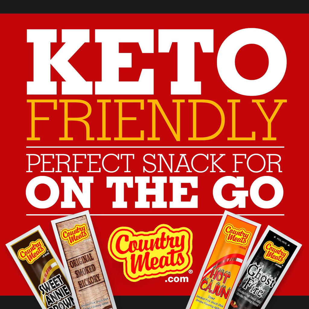 Country Meats High Protein Keto Friendly Meat Sticks Variety Pack O134192