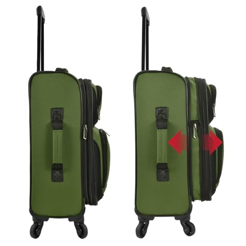U.S. Traveler Rio Expandable Carry-on Luggage, Orange R95197