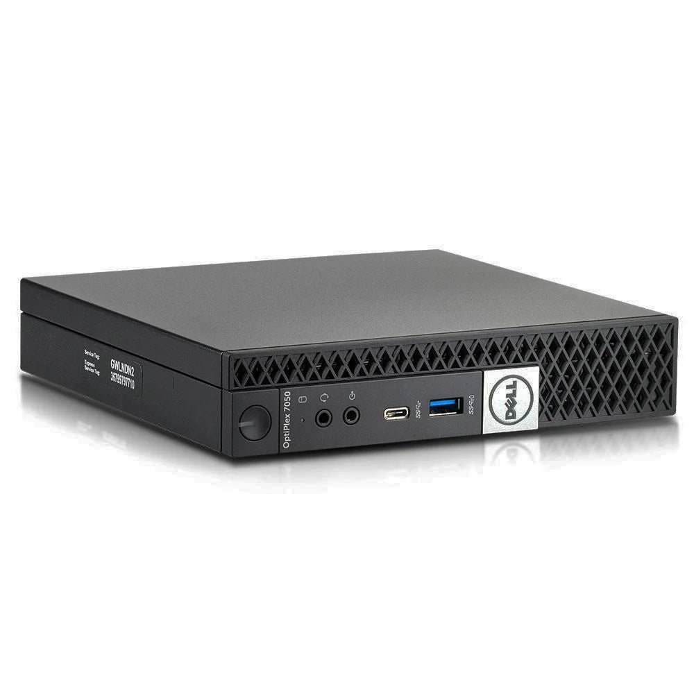 Dell Optiplex 7050 Micro PC i5-7500T 8GB RAM 128GB SSD Win 10 Pro H9523