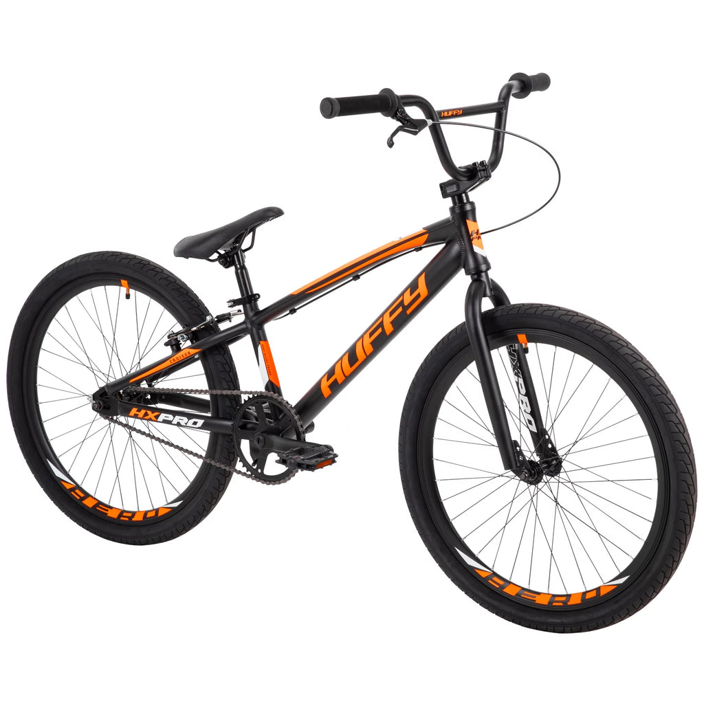 Huffy HX Pro Cruiser 24-inch Aluminum BMX Bike, Black/Orange X7485