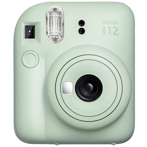 Fujifilm Instax Mini 12 Instant Camera Pastel Blue with 40 Sheets Film Bundle R3418