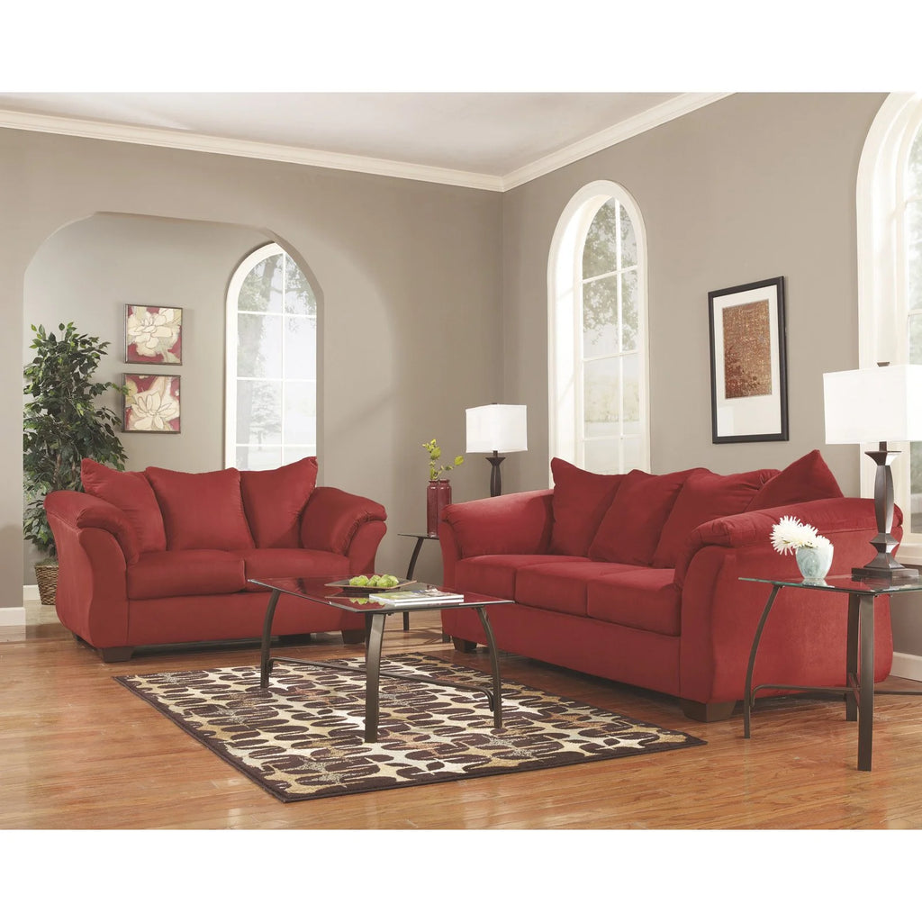 Signature Design by Ashley Darcy Loveseat Blue D291