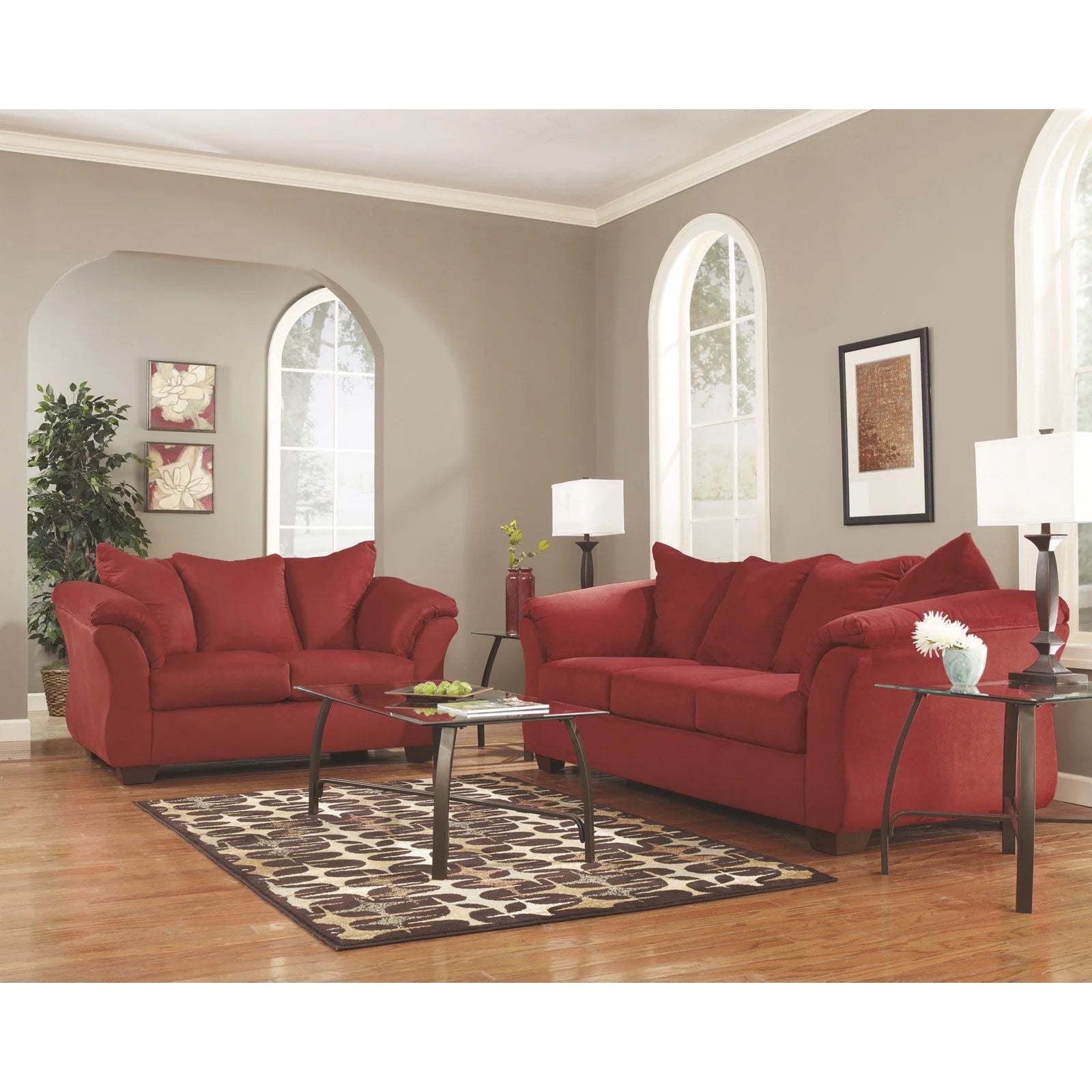 Signature Design by Ashley Darcy Loveseat Blue D291