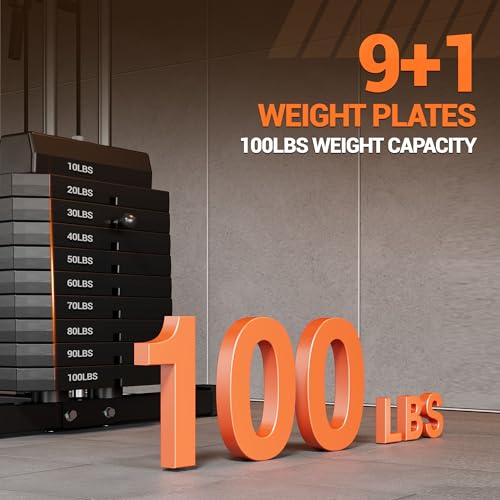 Multifunctional Home Gym Machine with Weight Stack and Pulley System M694