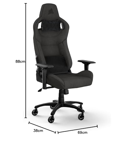 Corsair T3 Rush Fabric Gaming Chair (2023) Charcoal E407