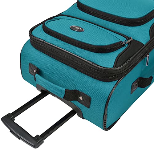 U.S. Traveler Rio Expandable Carry-on Luggage, Orange R95197