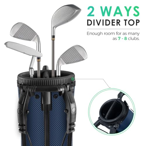 Findway Golf Stand Bag Lightweight Carry Bag with Ball Holder and Pockets H5623