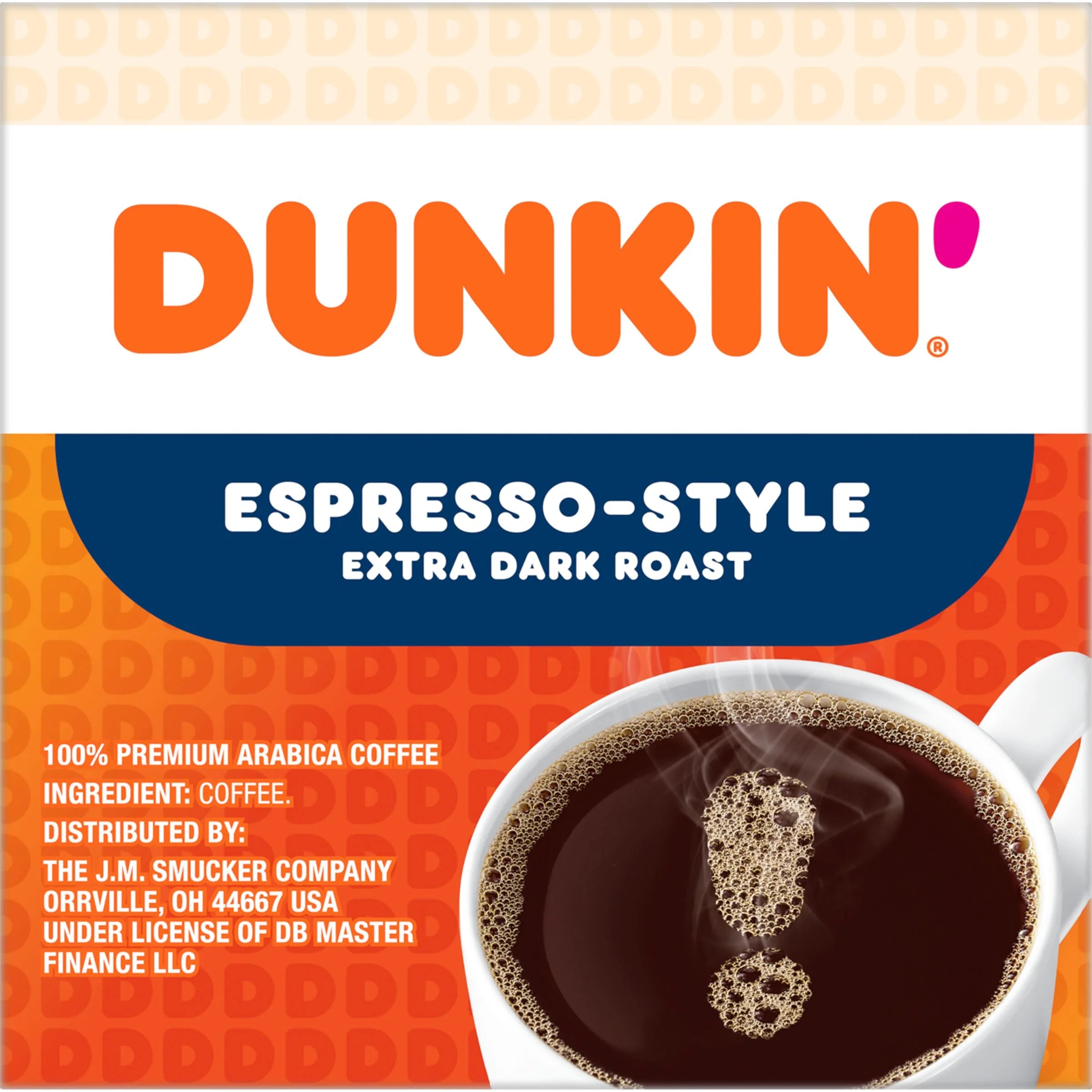 Dunkin' Espresso-Style K-Cup Coffee Pods, 60 Count T504