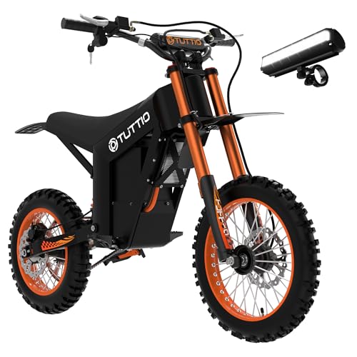 Electric Dirt Bike Teens Adults - 48V 21AH Electric Bicycle 14"/12" Fat Tire Off Road High Torque Mini E Motocross Motorcycle Dirt Bike