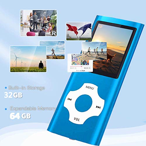 Hotechs MP3 Player 32GB with FM Radio and Voice Recorder F654277
