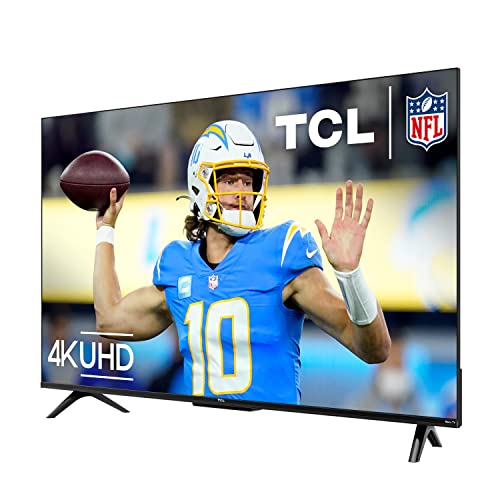 TCL 43-Inch Class S4 4K LED Smart TV with Roku TV, Dolby Vision, HDR, Dolby Atmos E913