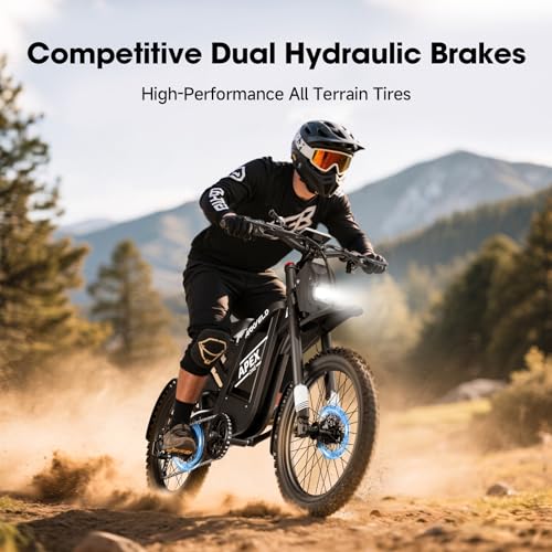 Electric Dirt Bike for Adults with 3000W Brushless Motor and 48V 30AH Battery M1892
