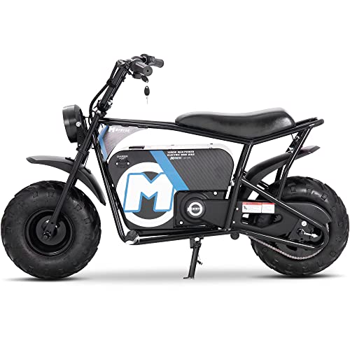 MotoTec 48v 1000w Electric Mini Bike Black W616