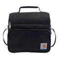 Carhartt Insulated 12 Can Two Compartment Lunch Cooler Bag, Black S79886