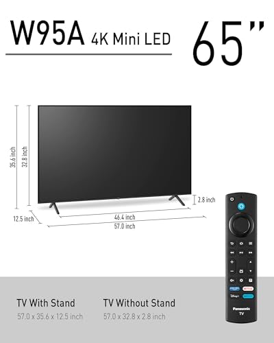 Panasonic W95 Series 65-inch Mini LED 4K Ultra HD Smart Fire TV C4716